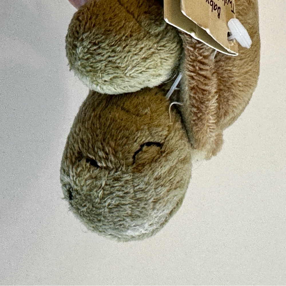 CLOUD B Small Baby Turtle Quiet Rattle - Picture 2 of 7